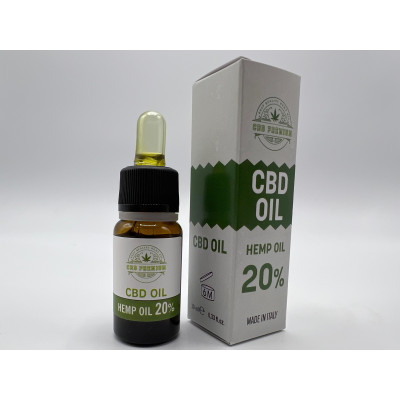 OLIO CANAPA CBD 20% - CBD Puro di Origine Biologica - Made in Italy