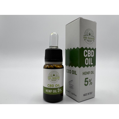 OLIO CANAPA CBD 5% - CBD Puro di Origine Biologica - Made in Italy