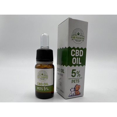 OLIO CANAPA PETS PER ANIMALI CBD 5% - CBD Puro di Origine Biologica - Made in Italy